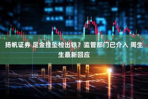 扬帆证券 足金挂坠检出铁？监管部门已介入 周生生最新回应
